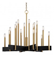  Abrams 18 Light Chandelier 8834-AGB Hudson Valley Lighting