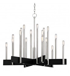  Abrams 18 Light Chandelier 8834-PN Hudson Valley Lighting