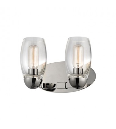  Pamelia 2 Light Bath Bracket 8842-PN Hudson Valley Lighting