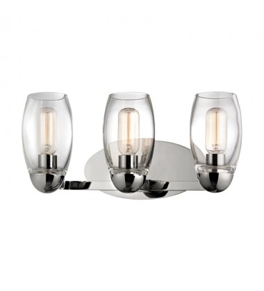  Pamelia 3 Light Bath Bracket 8843-PN Hudson Valley Lighting