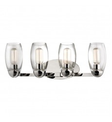  Pamelia 4 Light Bath Bracket 8844-PN Hudson Valley Lighting