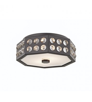  Hansen 2 Light Semi Flush 8866-OB Hudson Valley Lighting