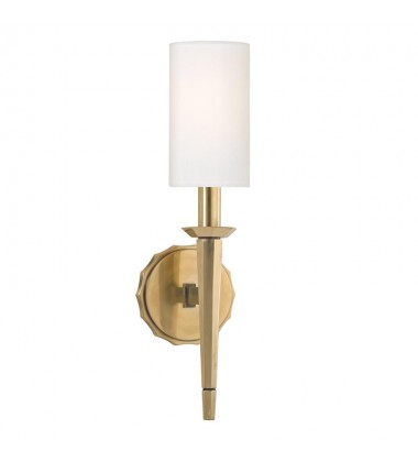  Tioga 1 Light Wall Sconce 8881-AGB Hudson Valley Lighting