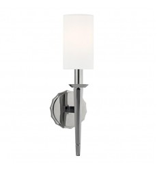 Tioga 1 Light Wall Sconce 8881-PN Hudson Valley Lighting  Tioga 1 Light Wall Sconce 8881-PN Hudson Valley Lighting