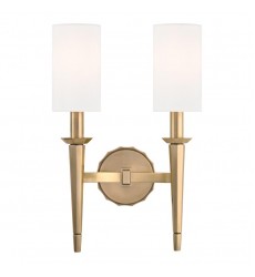 Tioga 2 Light Wall Sconce 8882-AGB Hudson Valley Lighting  Tioga 2 Light Wall Sconce 8882-AGB Hudson Valley Lighting
