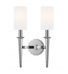 Tioga 2 Light Wall Sconce 8882-PC Hudson Valley Lighting  Tioga 2 Light Wall Sconce 8882-PC Hudson Valley Lighting