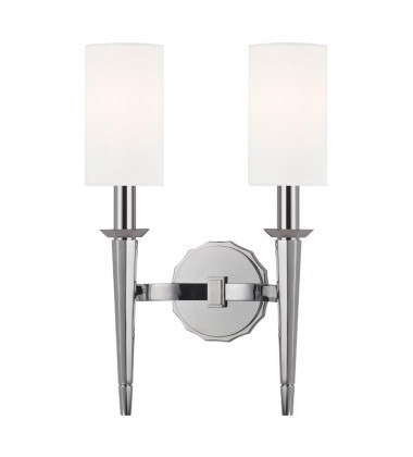 Tioga 2 Light Wall Sconce 8882-PC Hudson Valley Lighting  Tioga 2 Light Wall Sconce 8882-PC Hudson Valley Lighting