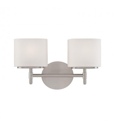 Trinity 2 Light Bath Bracket 8902-SN Hudson Valley Lighting  Trinity 2 Light Bath Bracket 8902-SN Hudson Valley Lighting