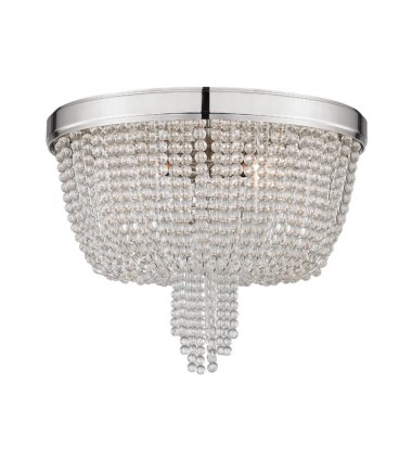 Royalton 4 Light Flush Mount 9008-PN Hudson Valley Lighting  Royalton 4 Light Flush Mount 9008-PN Hudson Valley Lighting