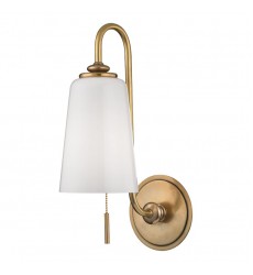 Glover 1 Light Wall Sconce 9011-AGB Hudson Valley Lighting  Glover 1 Light Wall Sconce 9011-AGB Hudson Valley Lighting
