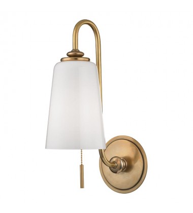  Glover 1 Light Wall Sconce 9011-AGB Hudson Valley Lighting