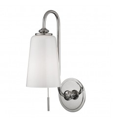 Glover 1 Light Wall Sconce 9011-PN Hudson Valley Lighting  Glover 1 Light Wall Sconce 9011-PN Hudson Valley Lighting