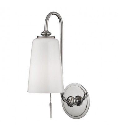 Glover 1 Light Wall Sconce 9011-PN Hudson Valley Lighting  Glover 1 Light Wall Sconce 9011-PN Hudson Valley Lighting
