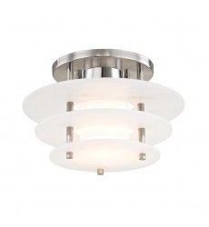  Gatsby Led Flush Mount 9012F-PN Hudson Valley Lighting