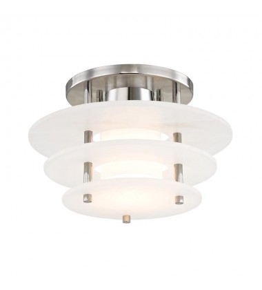  Gatsby Led Flush Mount 9012F-PN Hudson Valley Lighting