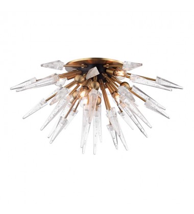  Sparta 6 Light Semi Flush 9028-AGB Hudson Valley Lighting