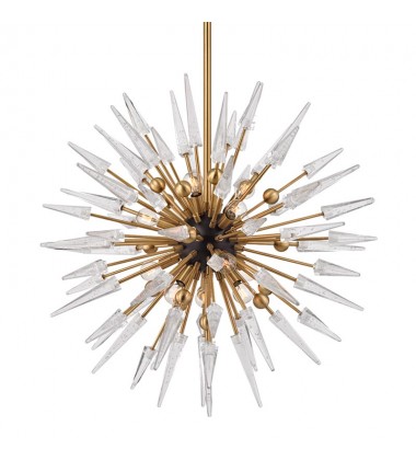  Sparta 12 Light Chandelier 9032-AGB Hudson Valley Lighting