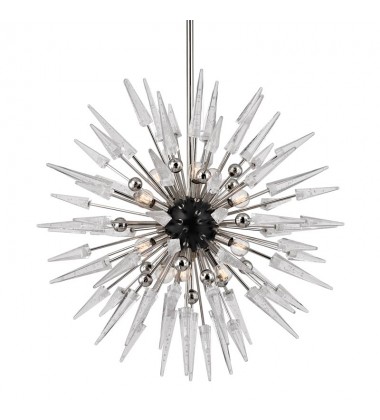  Sparta 12 Light Chandelier 9032-PN Hudson Valley Lighting