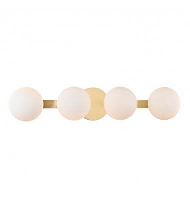  Baird 4 Light Bath Bracket 9084-AGB Hudson Valley Lighting