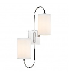 Junius 2 Light Wall Sconce 9100-PN Hudson Valley Lighting  Junius 2 Light Wall Sconce 9100-PN Hudson Valley Lighting