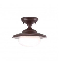 Independence 1 Light Semi Flush 9101-OB Hudson Valley Lighting  Independence 1 Light Semi Flush 9101-OB Hudson Valley Lighting