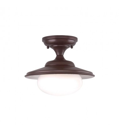 Independence 1 Light Semi Flush 9101-OB Hudson Valley Lighting  Independence 1 Light Semi Flush 9101-OB Hudson Valley Lighting