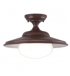 Independence 1 Light Semi Flush 9106-OB Hudson Valley Lighting  Independence 1 Light Semi Flush 9106-OB Hudson Valley Lighting