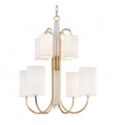  Junius 8 Light Chandelier 9108-AGB Hudson Valley Lighting