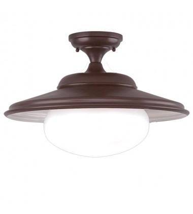 Independence 1 Light Semi Flush 9109-OB Hudson Valley Lighting