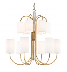  Junius 12 Light Chandelier 9112-AGB Hudson Valley Lighting