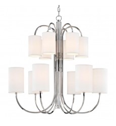  Junius 12 Light Chandelier 9112-PN Hudson Valley Lighting