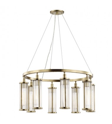 Marley 8 Light Pendant 9130-AGB Hudson Valley Lighting  Marley 8 Light Pendant 9130-AGB Hudson Valley Lighting
