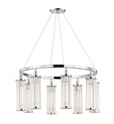 Marley 8 Light Pendant 9130-PN Hudson Valley Lighting  Marley 8 Light Pendant 9130-PN Hudson Valley Lighting