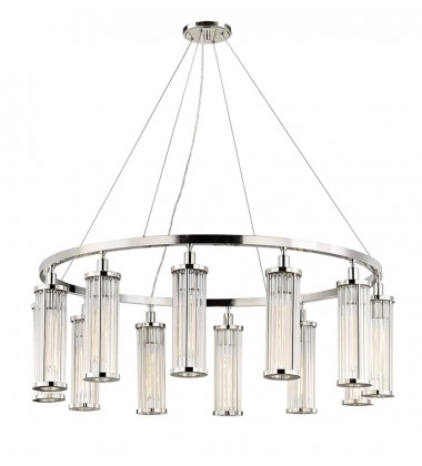 Marley 12 Light Pendant 9142-PN Hudson Valley Lighting  Marley 12 Light Pendant 9142-PN Hudson Valley Lighting
