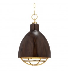  Sands Point 1 Light Dark Tram Pendant 9216-AGB Hudson Valley Lighting