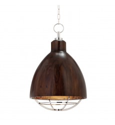  Sands Point 1 Light Dark Tram Pendant 9216-PN Hudson Valley Lighting