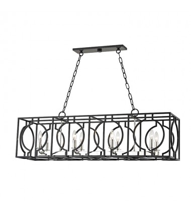 Octavio 8 Light Island Light 9246-AIPN Hudson Valley Lighting  Octavio 8 Light Island Light 9246-AIPN Hudson Valley Lighting