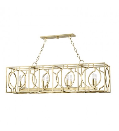 Octavio 8 Light Island Light 9246-GL Hudson Valley Lighting  Octavio 8 Light Island Light 9246-GL Hudson Valley Lighting