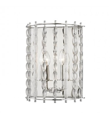  Whitestone 2 Light Wall Sconce 9300-PN Hudson Valley Lighting