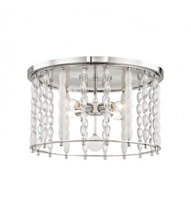 Whitestone 4 Light Flush Mount 9304-PN Hudson Valley Lighting  Whitestone 4 Light Flush Mount 9304-PN Hudson Valley Lighting