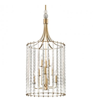 Whitestone 9 Light Pendant 9322-AGB Hudson Valley Lighting  Whitestone 9 Light Pendant 9322-AGB Hudson Valley Lighting