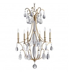  Crawford 6 Light Chandelier 9324-AGB Hudson Valley Lighting