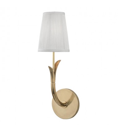 Deering 1 Light Wall Sconce 9401-AGB Hudson Valley Lighting  Deering 1 Light Wall Sconce 9401-AGB Hudson Valley Lighting