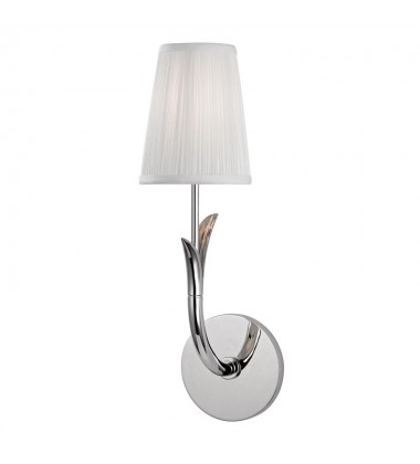 Deering 1 Light Wall Sconce 9401-PN Hudson Valley Lighting  Deering 1 Light Wall Sconce 9401-PN Hudson Valley Lighting