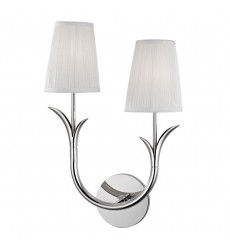 Deering 2 Light Right Wall Sconce 9402R-PN Hudson Valley Lighting  Deering 2 Light Right Wall Sconce 9402R-PN Hudson Valley Lighting