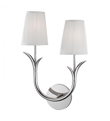  Deering 2 Light Right Wall Sconce 9402R-PN Hudson Valley Lighting