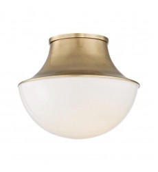  Lettie Small Led Flush Mount 9411-AGB Hudson Valley Lighting