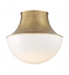  Lettie Large Led Flush Mount 9415-AGB Hudson Valley Lighting