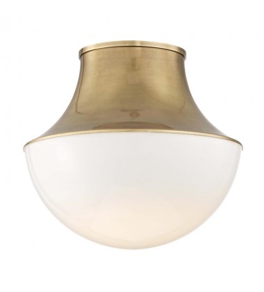  Lettie Large Led Flush Mount 9415-AGB Hudson Valley Lighting