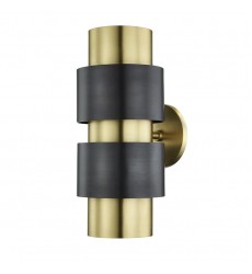  Cyrus 2 Light Wall Sconce 9420-AOB Hudson Valley Lighting